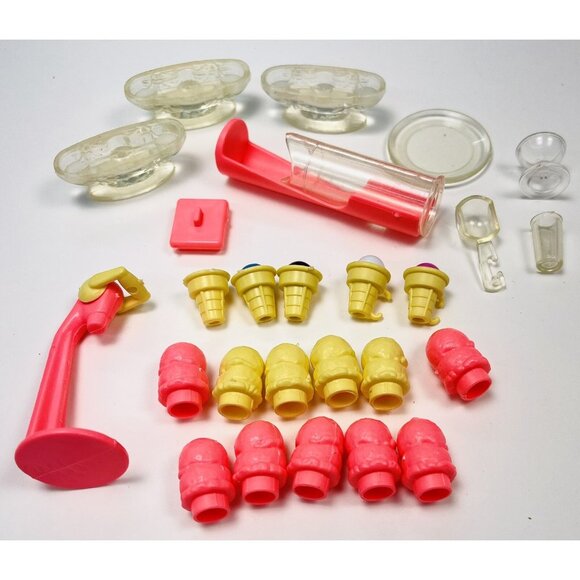 30pc VTG LOT 1987 MATTEL Barbie Ice Cream Shoppe Soda Shop REPLACEMENT PIECES - Picture 3 of 3